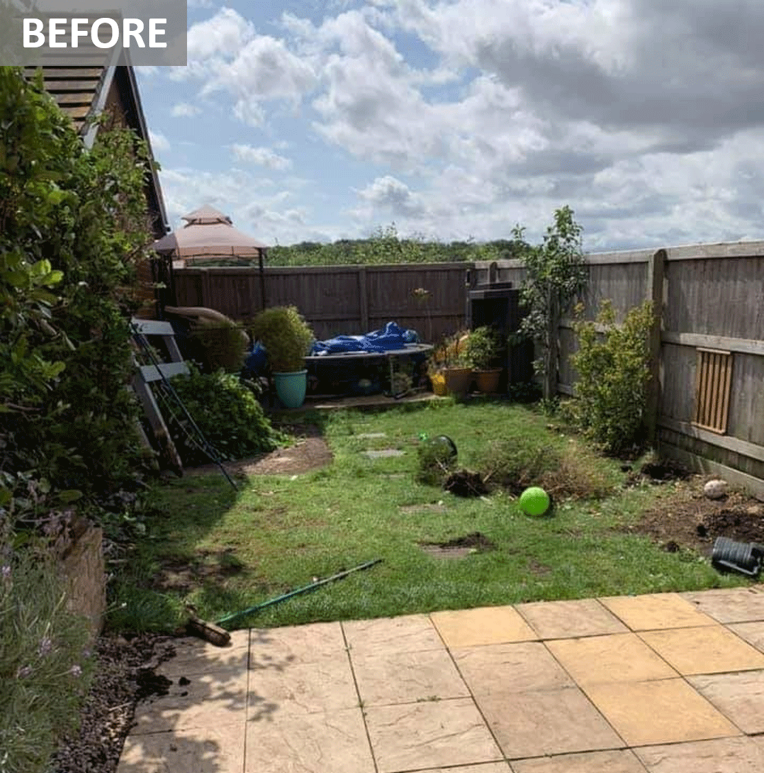 Garden Before