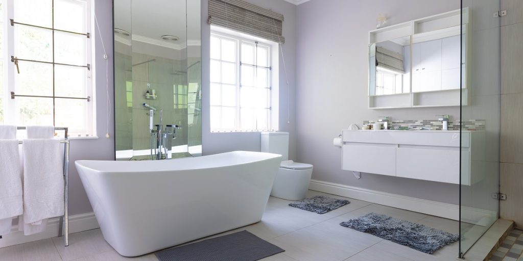 A luxurious bathroom transformation recently completed for a client.