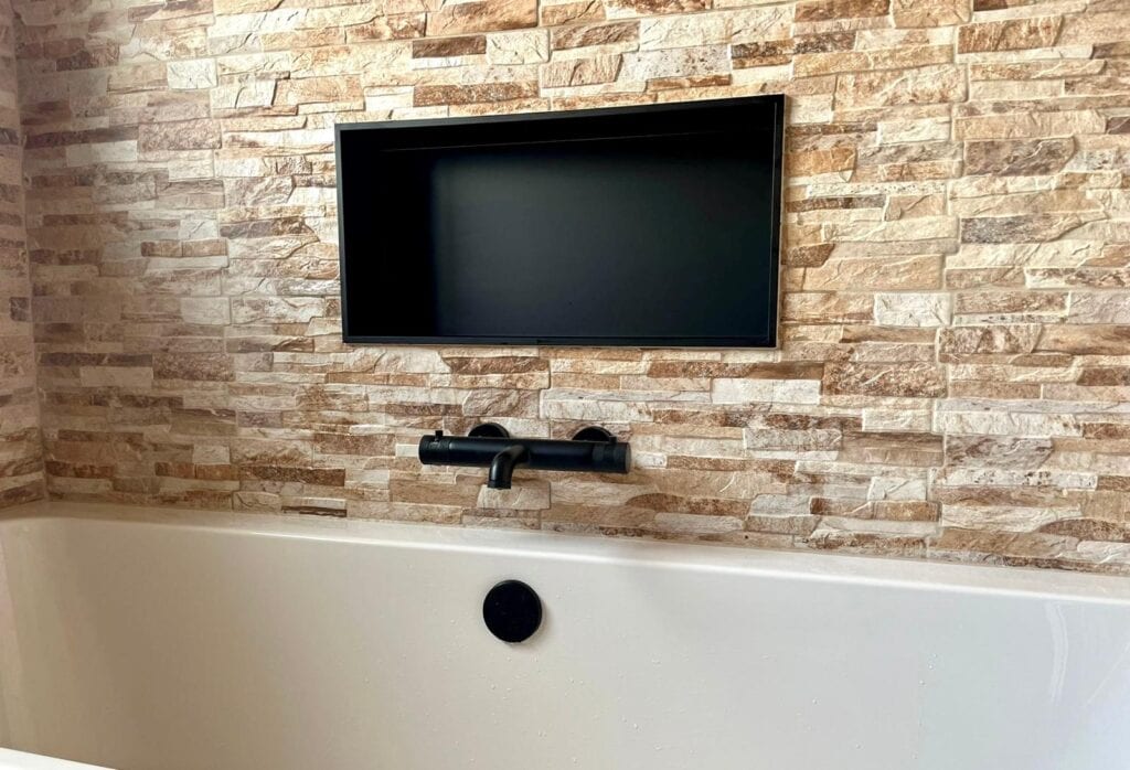 A modern bath